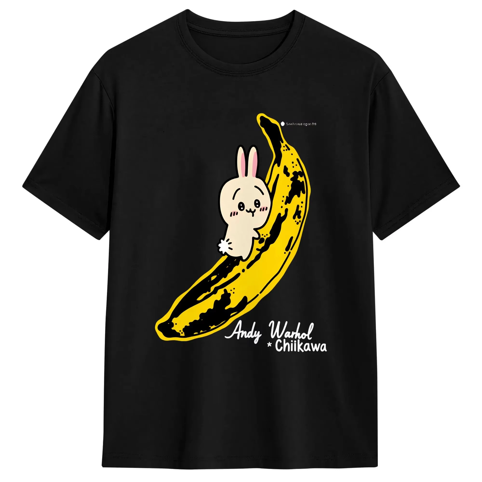 Chiikawa Cute Kawaii Anime Starry Tee Men's Women's Black Retro Cool Graphic Art Print Oversized Short Sleeve Streetwear Top