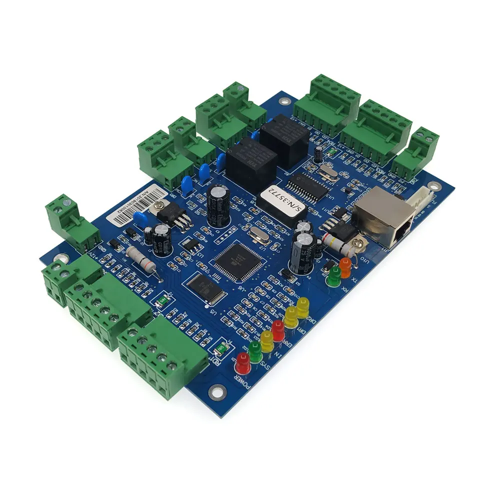 Double Door TCP Access Panel Support Multi-Access Function / Time Attendance / Fire Alarm