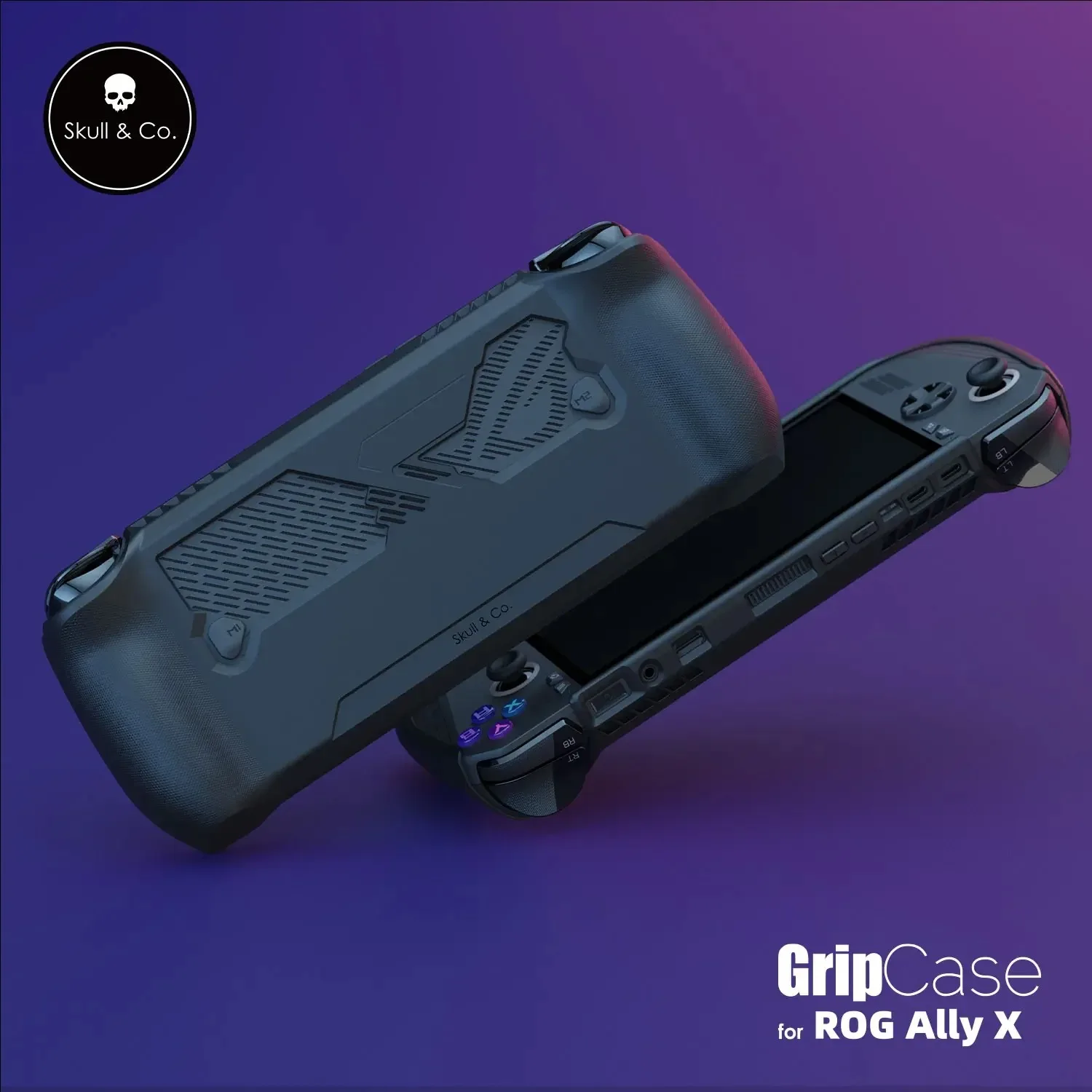 Skull & Co. GripCase Ally X Soft Protective Case Standable Cover Shell for ROG Ally X Game Console Accessories