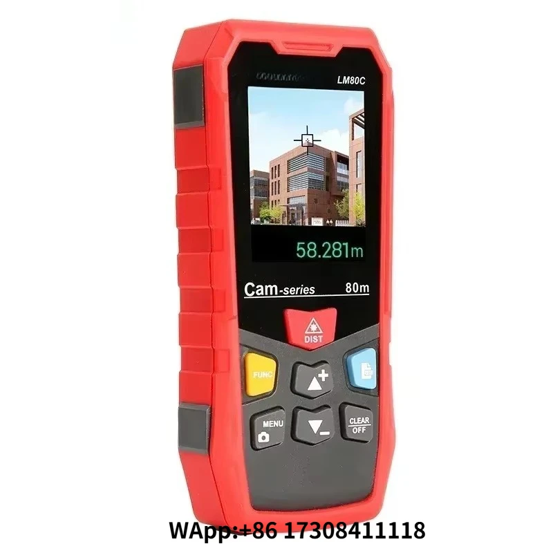 Distance Meter 80m-200m IP65 High Precision Mode Rangefinder with Measuring Tape