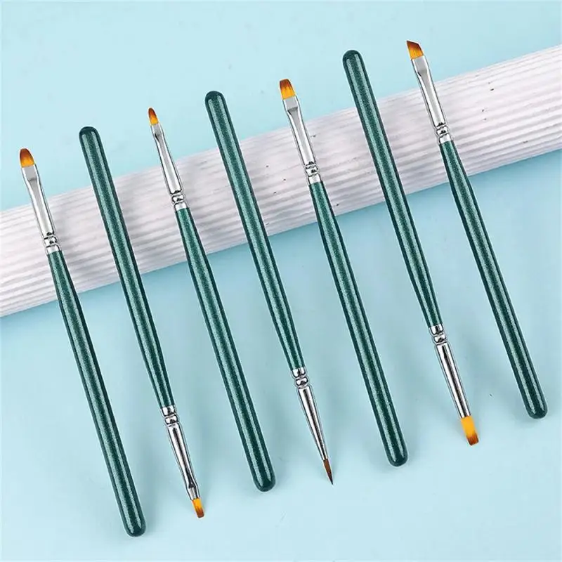 1/2PCS Line Drawing Pen Multifunction No Fading Comfortable Soft Smooth Nail Art Phototherapy Pen Nail Brush Nail Tool Beauty