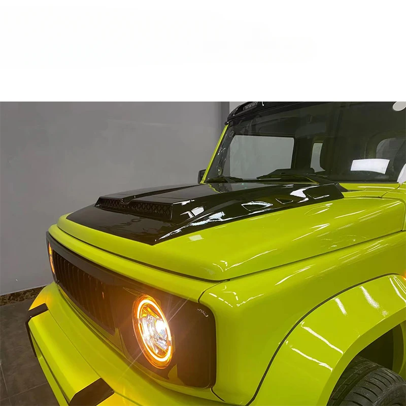 Jimny to G63 mini ABS material hood bonnet and small hood scoop fit for  2018-2021y engine hood