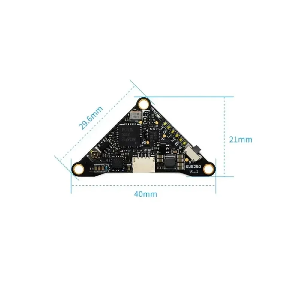 ​ Sub250 Send T400 5V FPV VTX Transmitter PitMode/25mW/200mW/400mW Adjustable Output Power 20x20mm Mount for RC Drone FPV Racin
