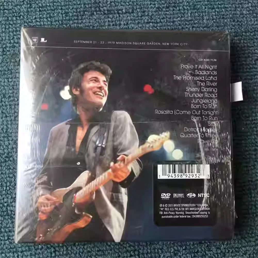 CD Este é o álbum ao vivo com o título de "The Legendary 1979 No Nukes Concerts" da lenda do rock americano Bruce Springsteen & The E