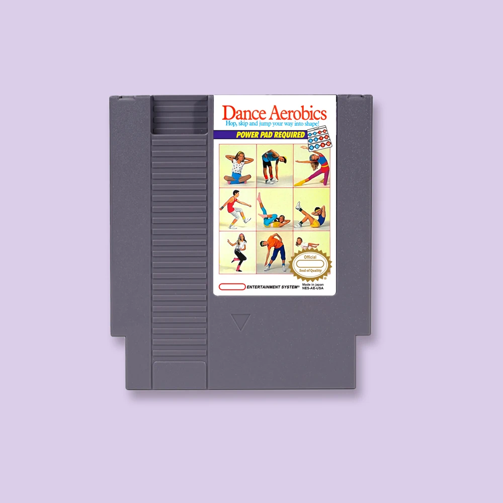 

For Dance Aerobics 72 pins Game Cartridge for 8bit NES Video Game Console