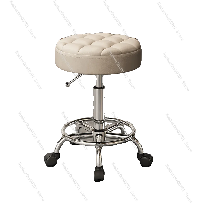 Beauty salon special large stool lift swivel chair round stool hair and nail chair