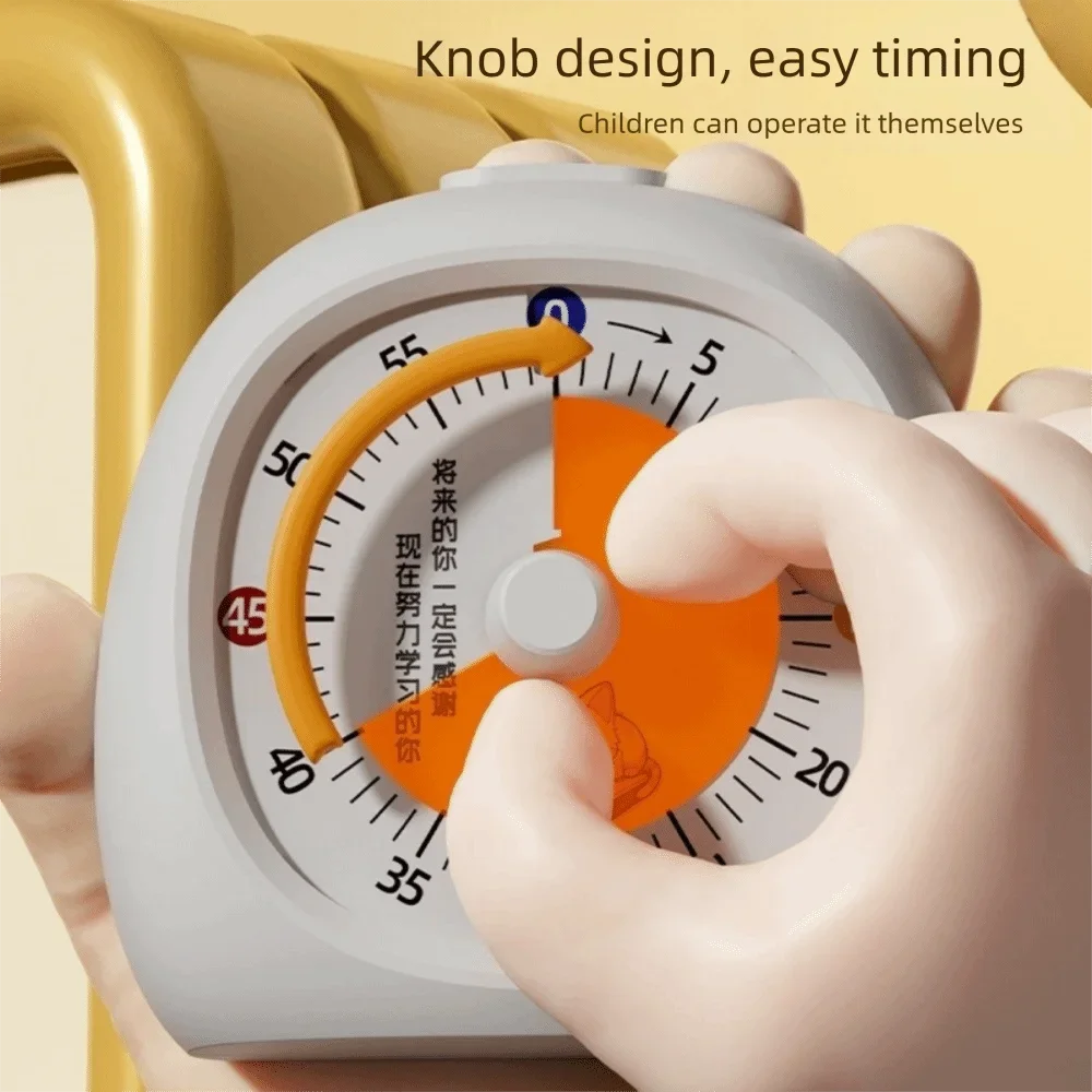 60 Minute Visual Timer Visualization Time Management Countdown Reminder Self-discipline Timer Reminder Kitchen Cooking Timer