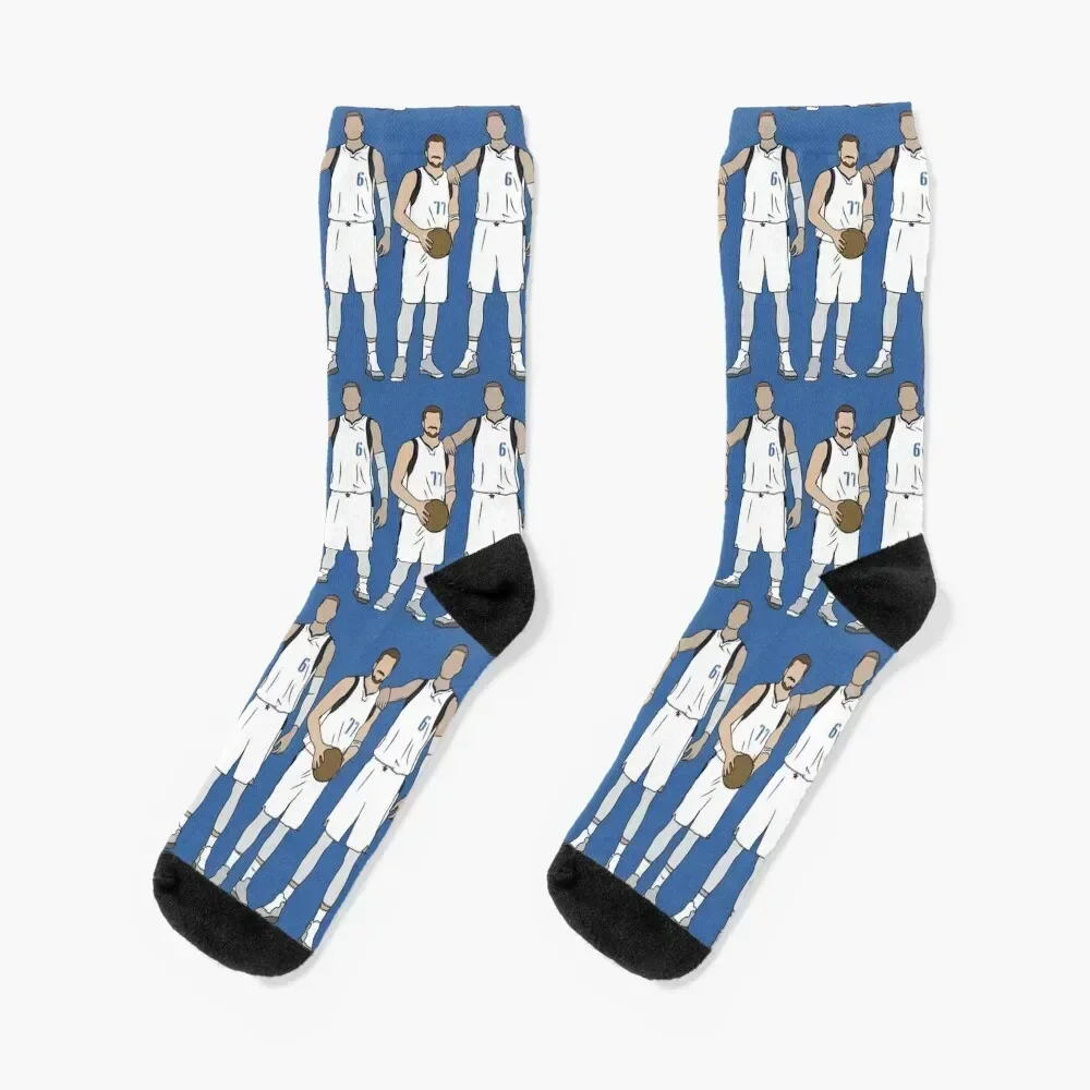 

Luka And Kristaps Socks compression christmas gift moving stockings FASHION Socks Girl Men's