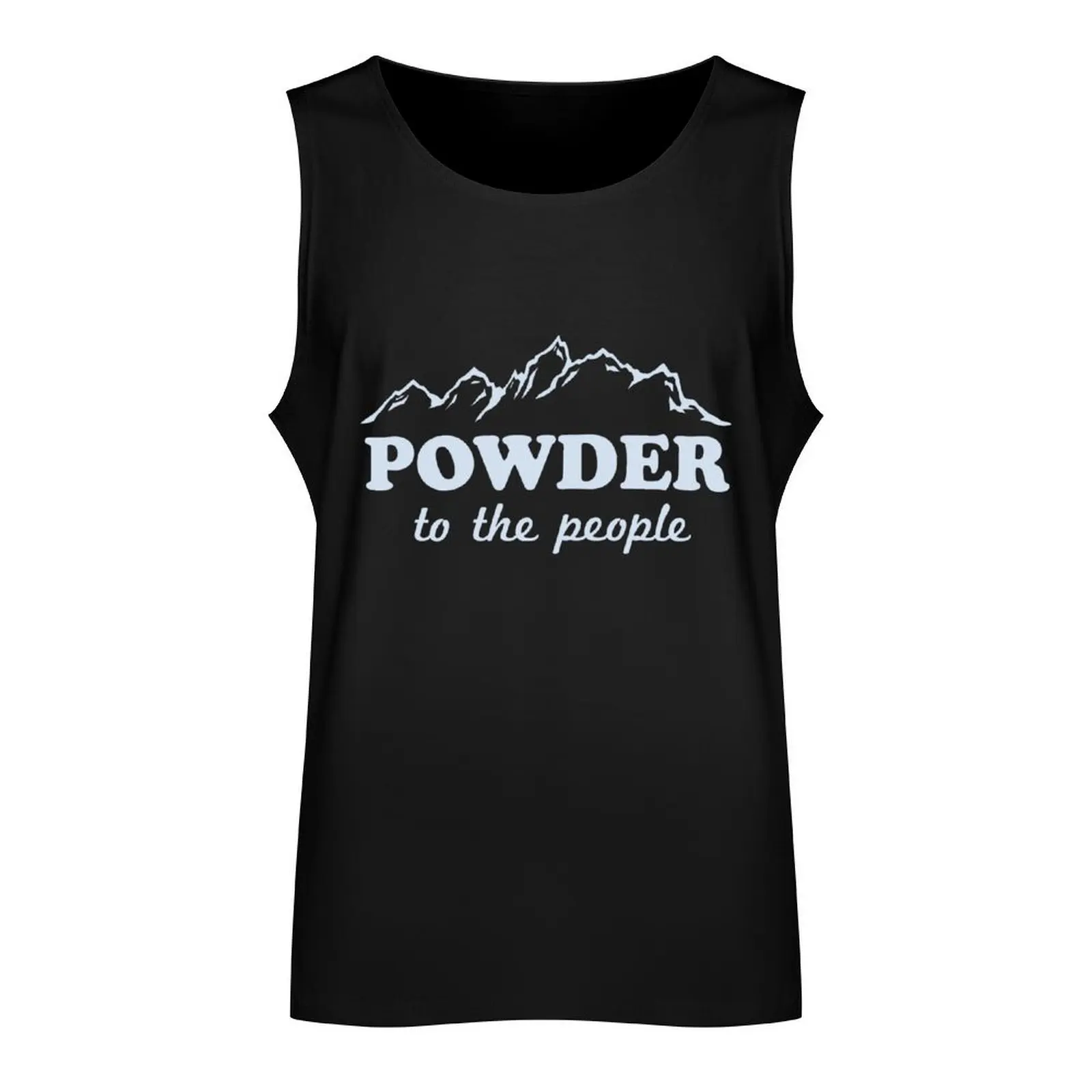 Powder to the People Tank Top Men's sports t-shirt gym wear men men gym clothing Men's clothing