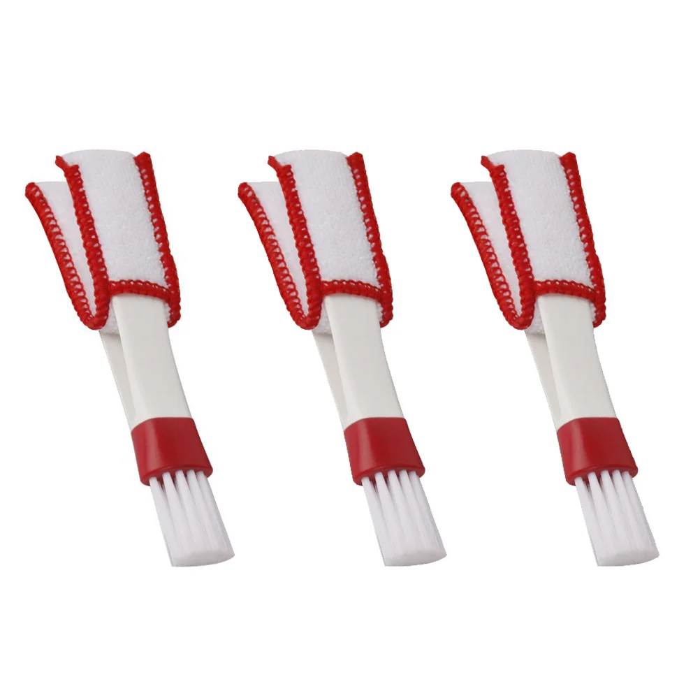 

3 PCS Car Gap Brushes Duster Handheld Keyboards Cleaner Cleaning Tools Superfine Fiber