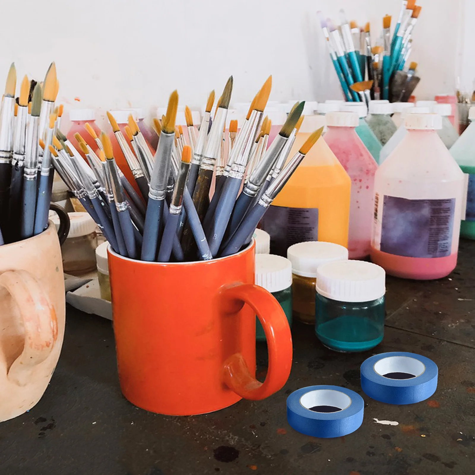 5 قطعة 5 لفات 20 متر الجدار الديكور لطلاء السيارات Diy بها بنفسك مشاريع الفنانين شريطٌ لاصق لوازم طلاء السيارات الشريط