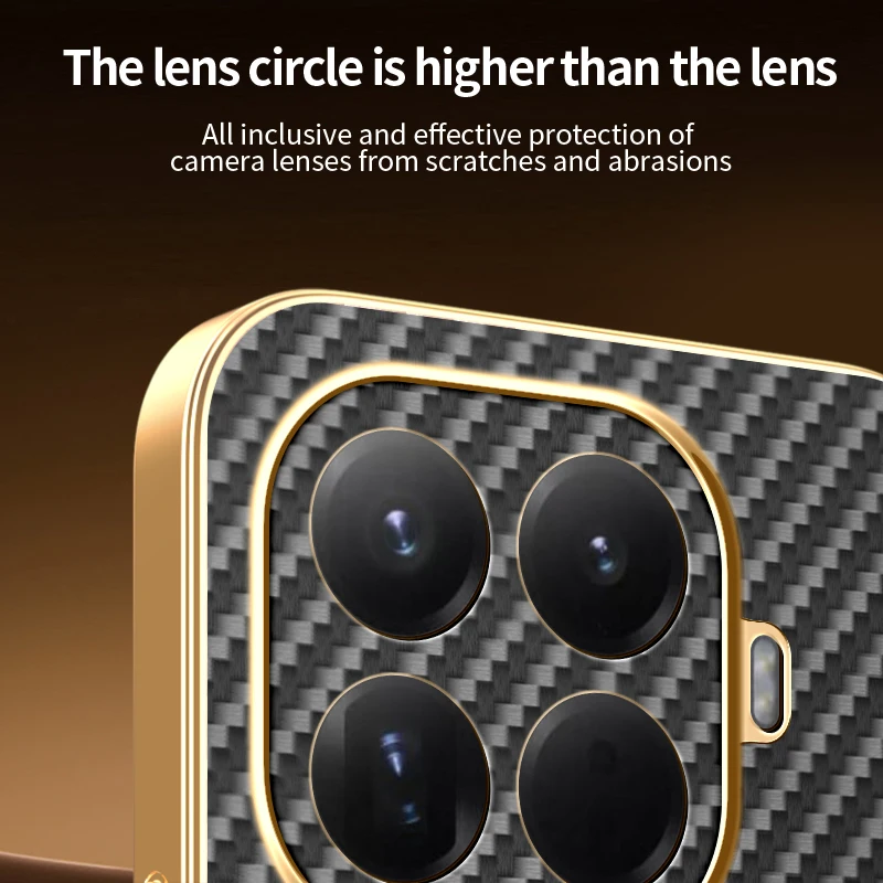 كيفلر Magsafe حافظة هاتف مغناطيسية لهاتف Xiaomi 15 TPro Xiaomi15 Ultra 14 TPro Xiaomi17Promax حافظة شحن لاسلكية من ألياف الكربون