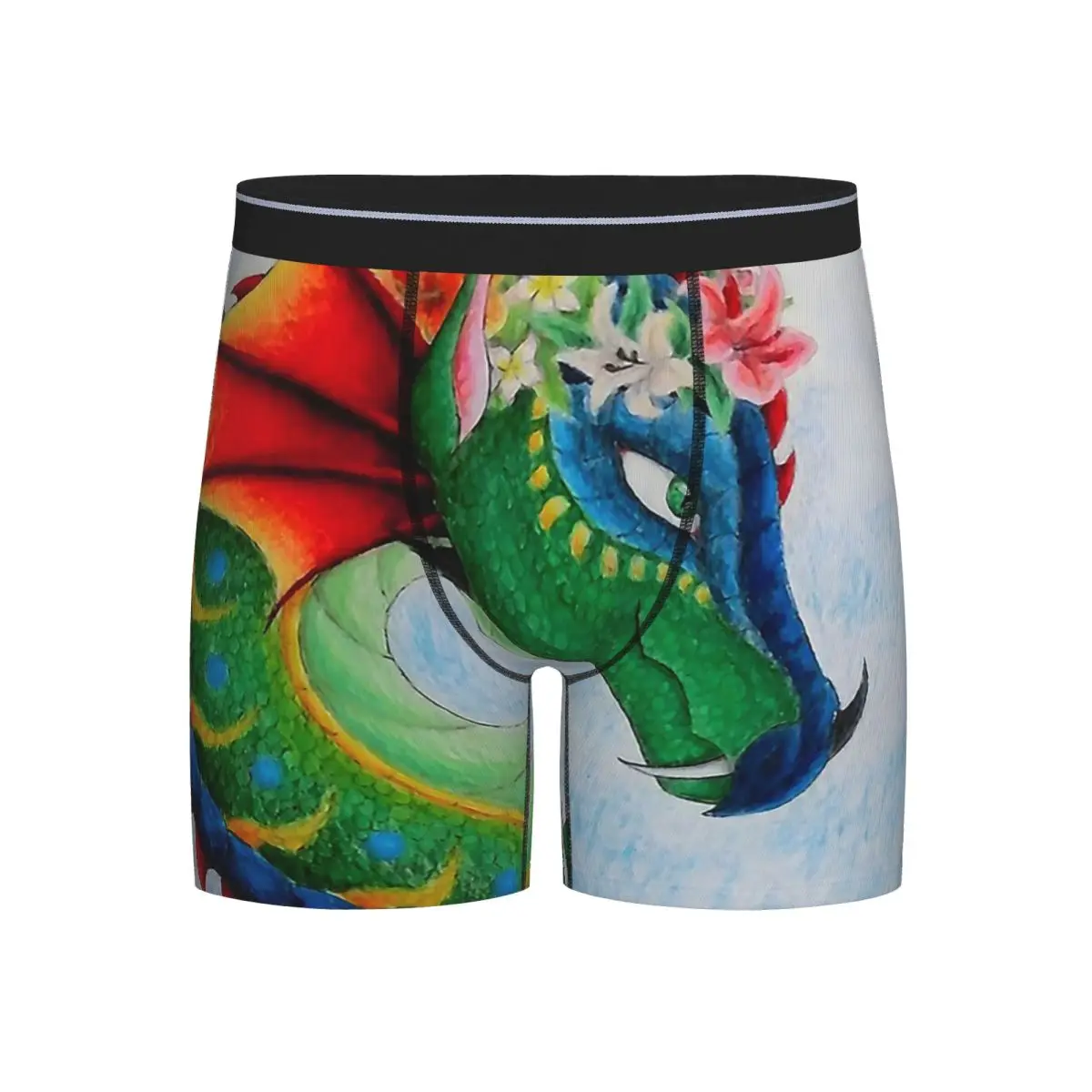 

Long Boxer Underpants Shorts Queen Glory - Wings Of Fire Panties Men's Comfortable Underwear for Homme Man Boyfriend Gifts