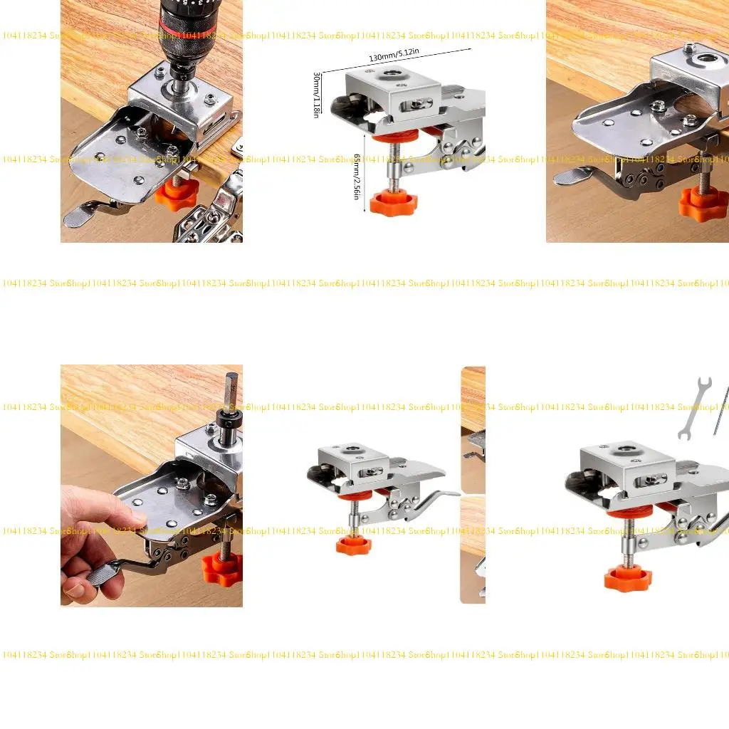 

P9FB 1PC Woodworking Hole Opening 35mm Hinge Boring Jig Hole Opening Locator for Door Cabinets Efficient and Accurate