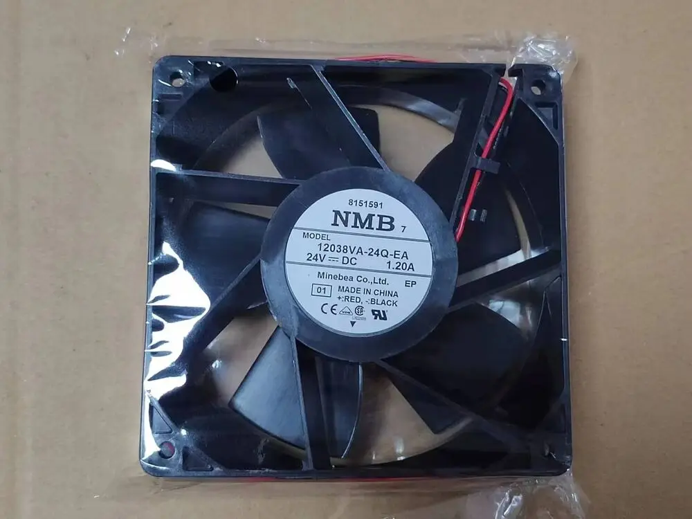 

1PC NMB 12038VA-24Q-EA 24V 1.20A 12CM 12038 2-wire cooling fan