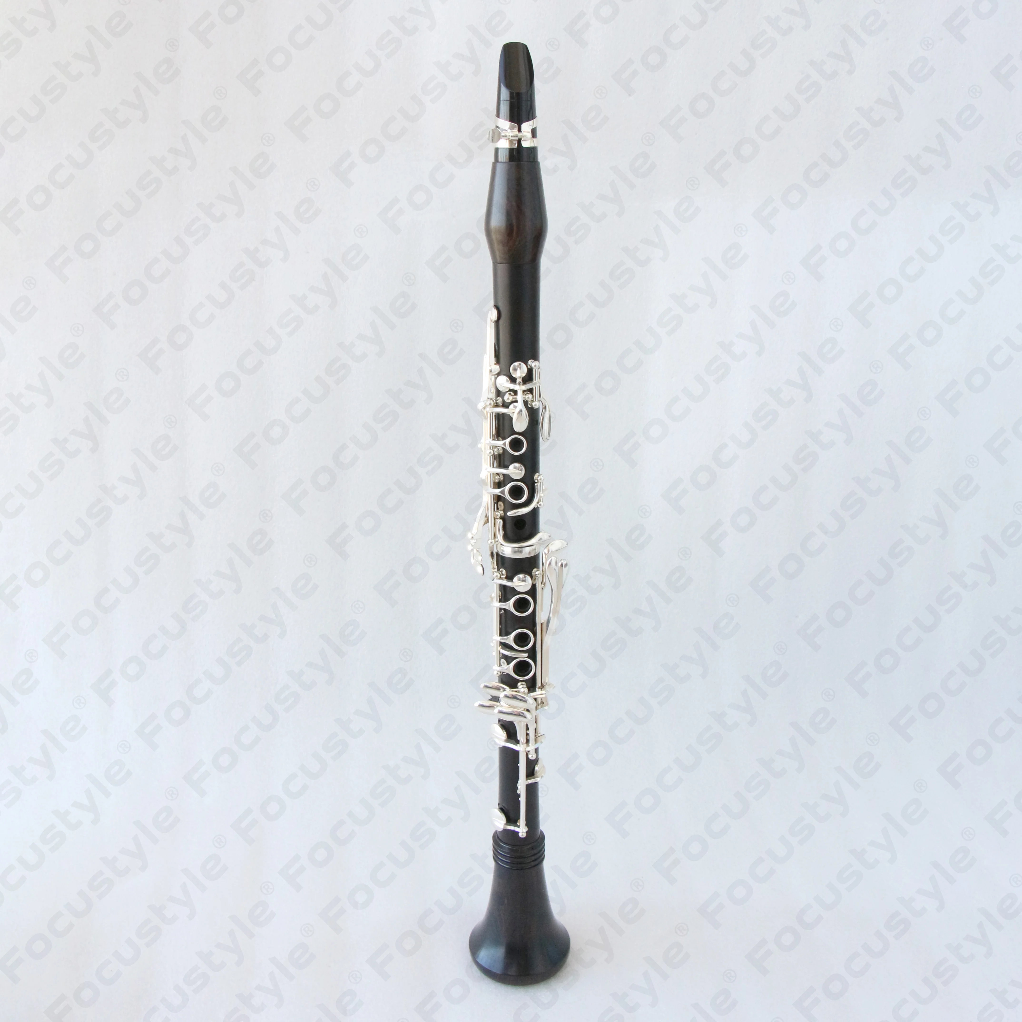 High End B Flat Clarinet Ebony Silver Plated Bb Tone Clarinet Woodwind Instrument Clarinet