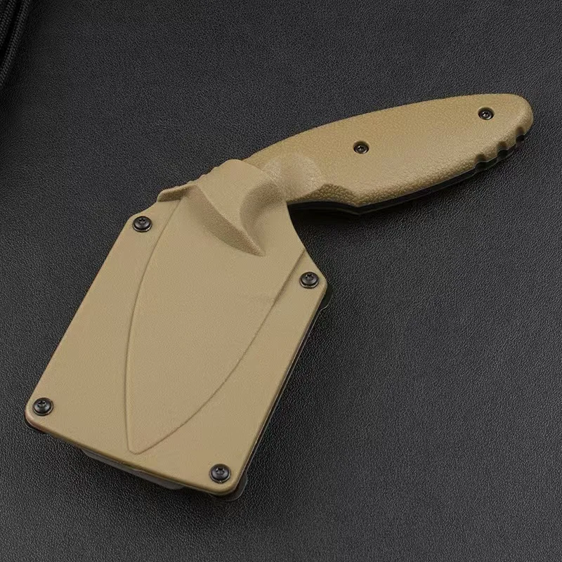 2025 جديد جودة عالية شفرة مثبتة كم السيف مخلب سكين في الهواء الطلق صلابة عالية متكاملة الصلب التكتيكية سكين مستقيم صغير #3