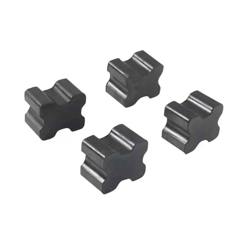BAAG-Black Heavy Duty Spiral Spring Cushion 8Pcs Car Coil Spring Spacers Booster Kit Rubber Coil Spring