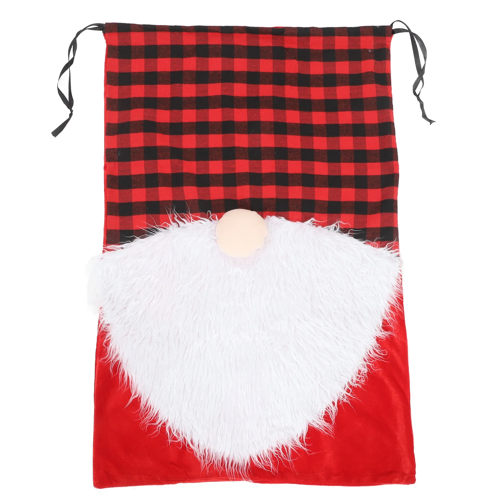 

Large Christmas Gift Pouch Santa Claus Design Reusable Fabric Gift Bags For Xmas Party Favors Storage Decoration