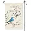 I Will Sing Of The Goodness Of God Christian Bird Garden Flag llz