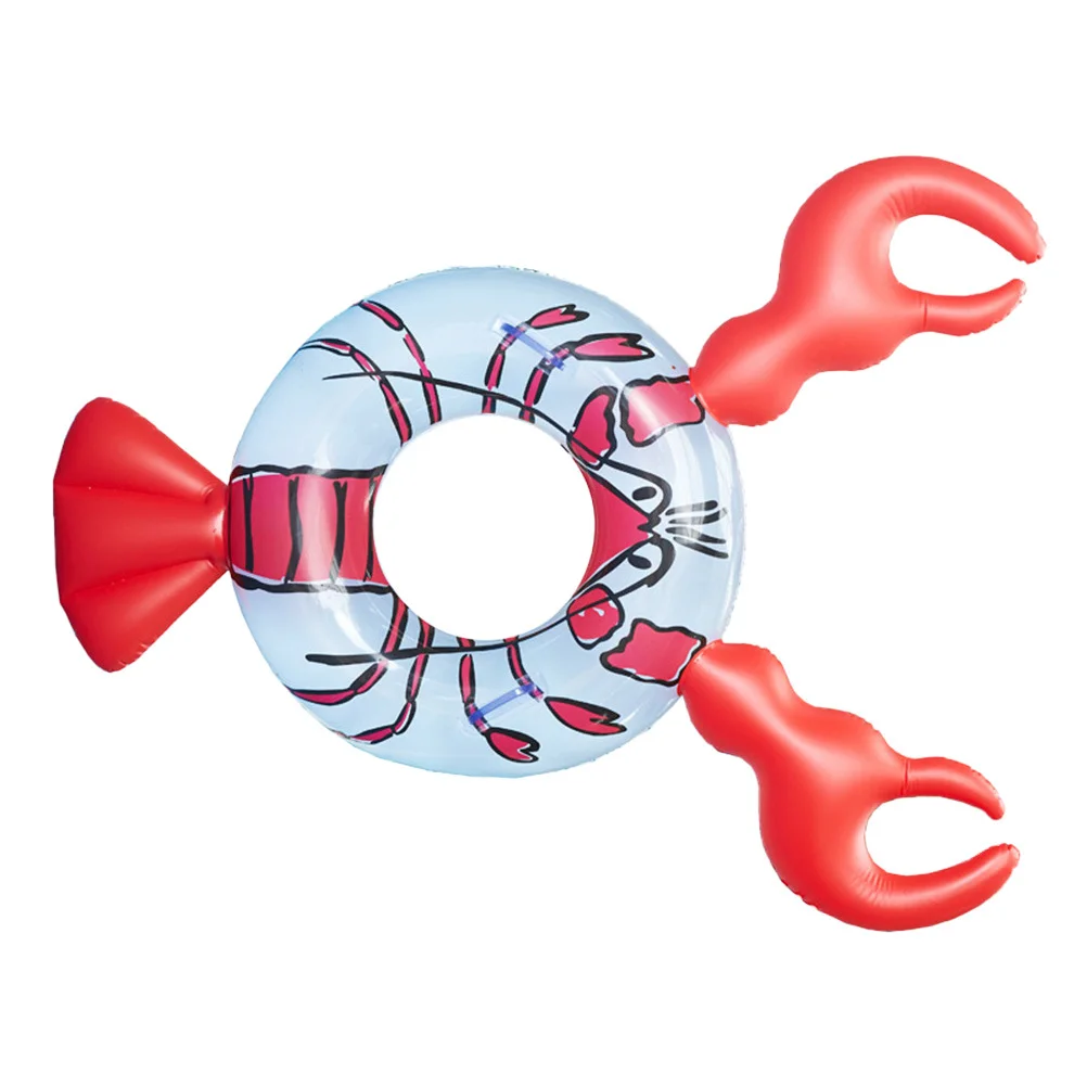 الإبداعية جراد البحر عوامة للسباحة 160x95x90 سنتيمتر السلس اللمس نفخ العائمة الدائري لصيف بركة الشاطئ الطرف استمتع بسهولة التضخم #6