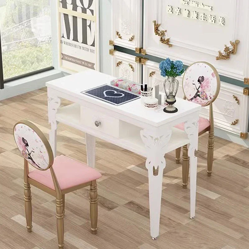 

Modern Simple Nail Tables Italian Minimalism Metal Professional Nail Tables Manicure Dressing Salon Furniture Mesa Uñas