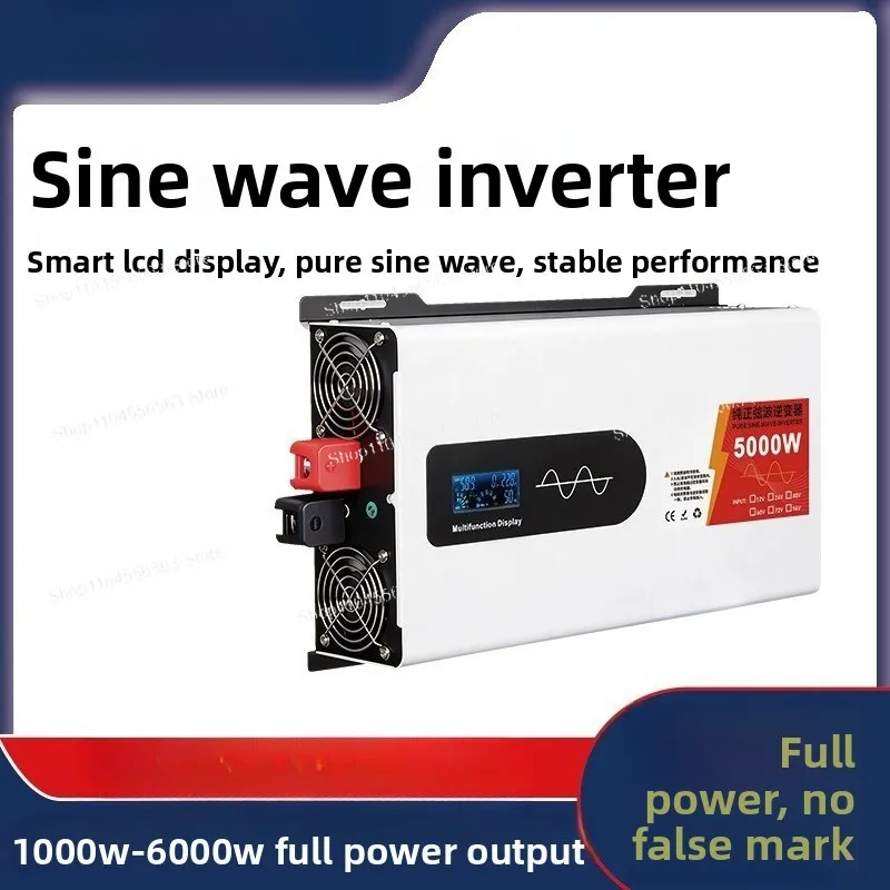 12V To 96V To 220V Sine Wave Inverter 1000w-6000w Photovoltaic Solar High Power Inverter