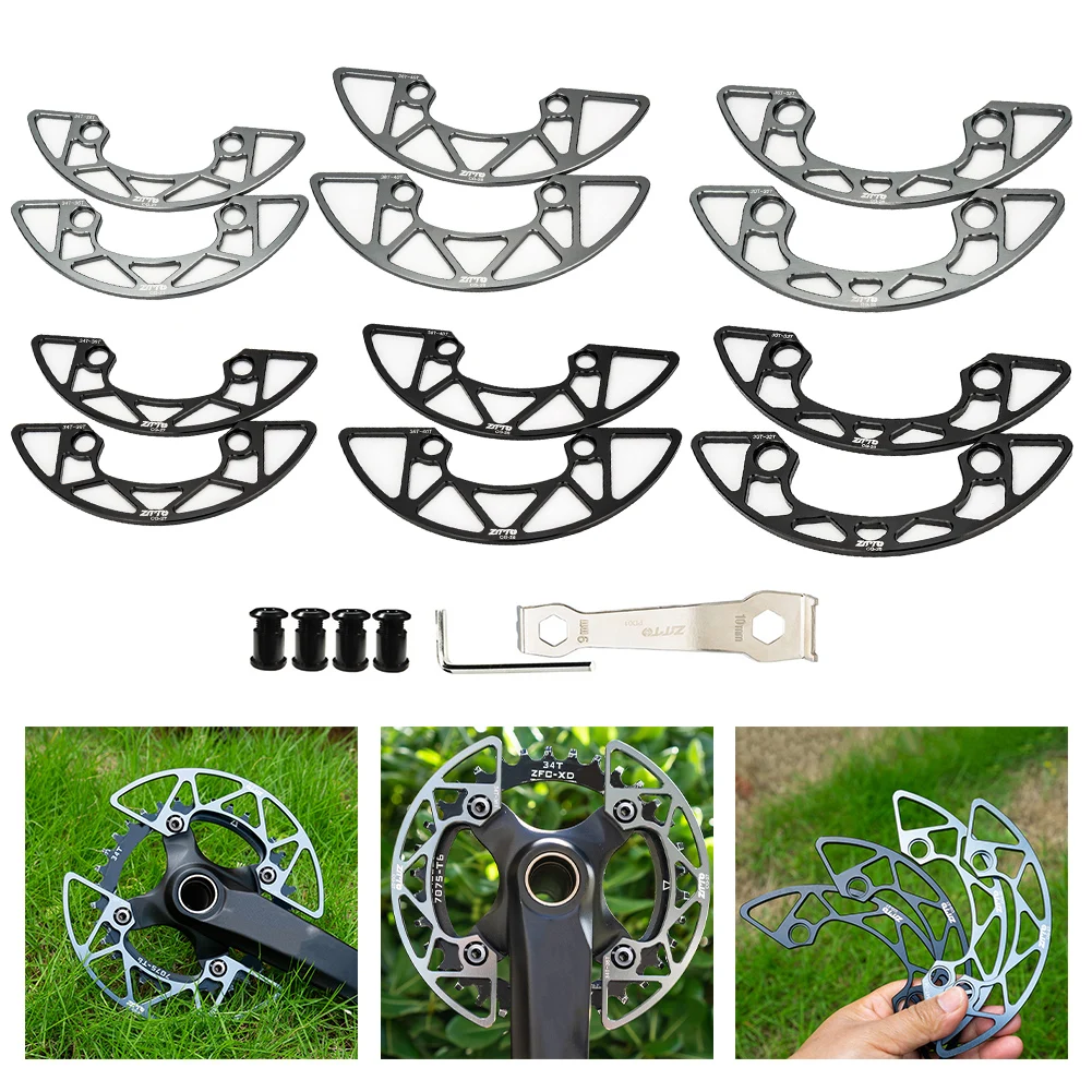 Bike Chainring Guard 104  For BCD Bicycle Chain Ring Protector Cover 30-40T Chain Ring Sprocket Cycling Accessories