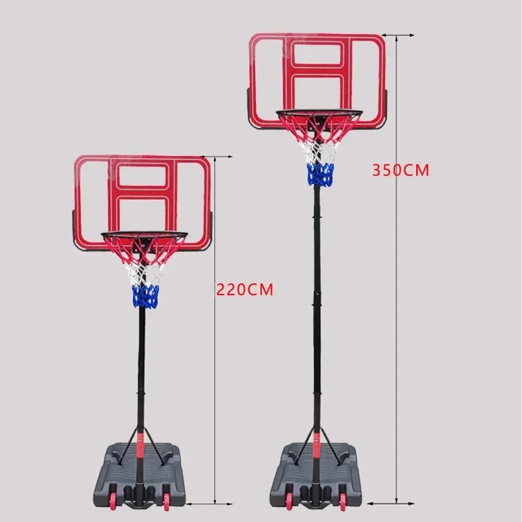 

Basketball Hoop Basketball Stand Basketball System on Wheels for Children and Teenagers Height Adjustable