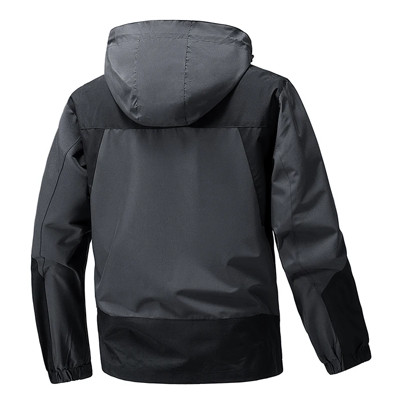 CHRLCK Unisex Wasserdichte Laufjacken Winddichte Windjacken Frühling Herbst Frauen Wandern Camping Angeln Trekking Mäntel – Detail 4