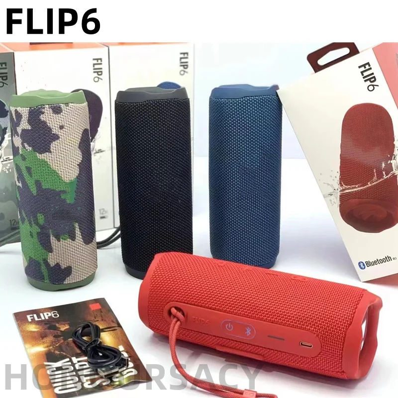 

Flip6 Bluetooth Speaker Multi-function Speaker Outdoor Wireless Home Mesh Dual Speaker TWS Audio Portable Waterproof Subwoofer