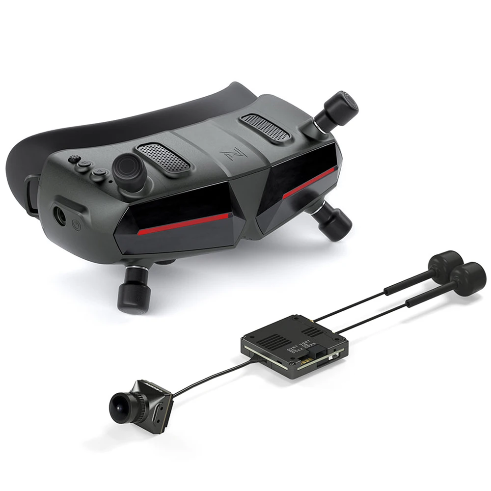 CADDX Walksnail Avatar HD gogle X 5.8G gogle FPV 8CH 1080P/100FPS FOV50 HDMI AV wbudowany żyroskopowy Bluetooth dla dron FPV