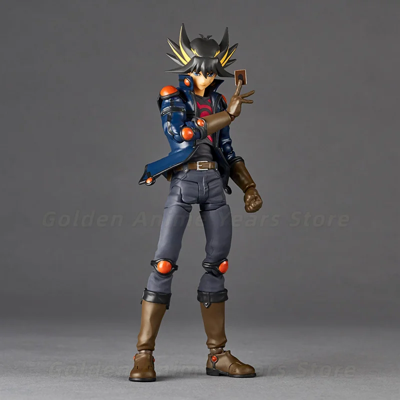 【In Stock】Original Kaiyodo Revolver Tech Series Yu-Gi-Oh! Yusei Fudo Action Figure Gift&Collection
