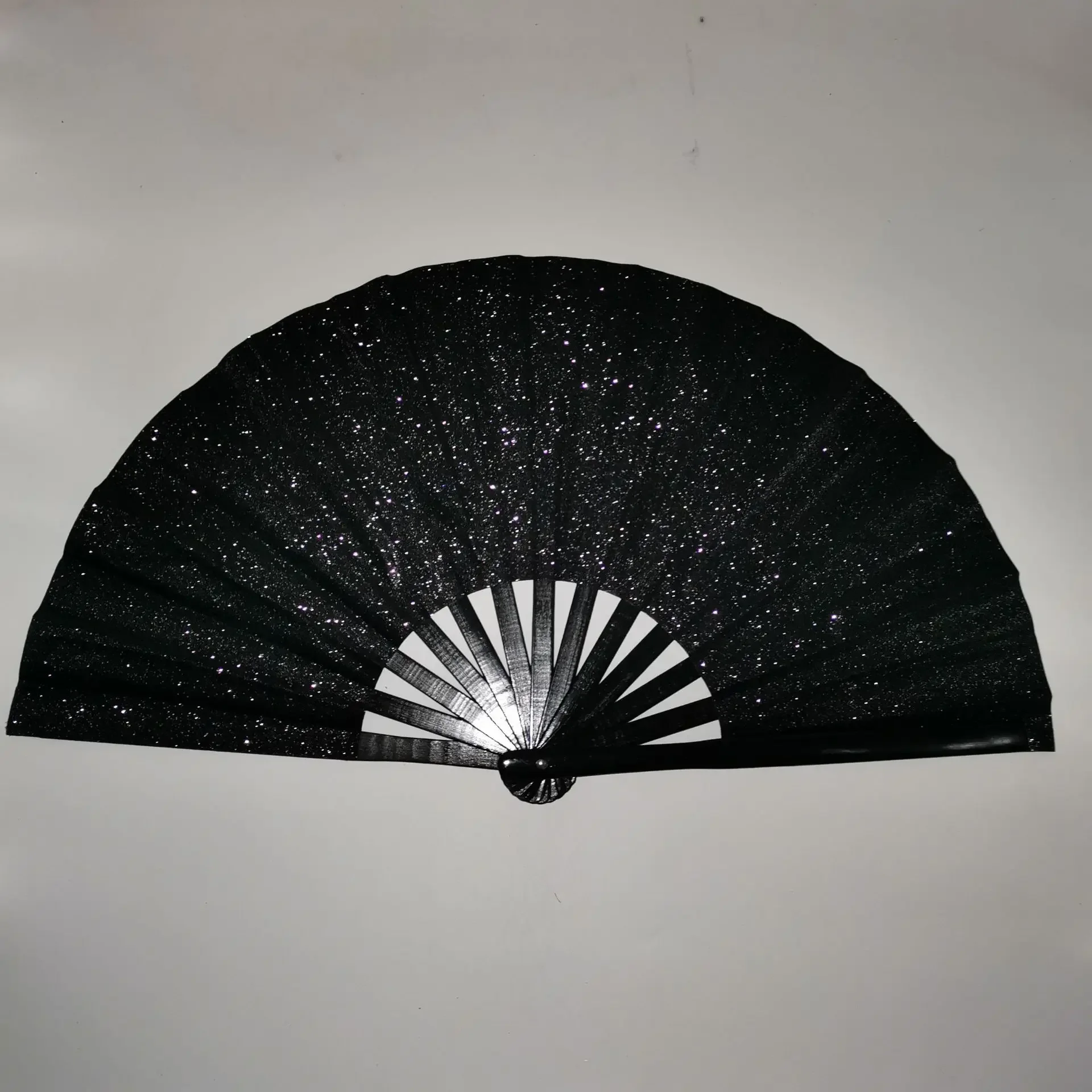 

Large Bamboo Folding Rave Fan Hand Clack Fan for Men Women Festival Party Disco Dance Handheld Chinese Style Fan