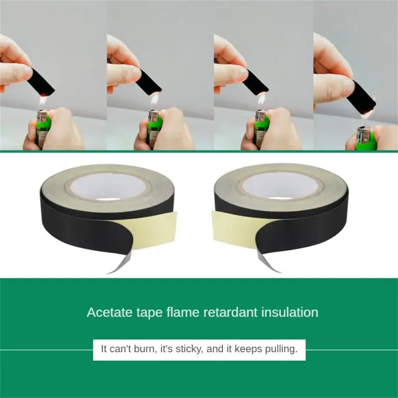 30M 0.22mm Insulating Acetate Tape High Temperature Resistant For Electric Phone LCD Repair Wire Harness Tape Hand Tear Adhesive