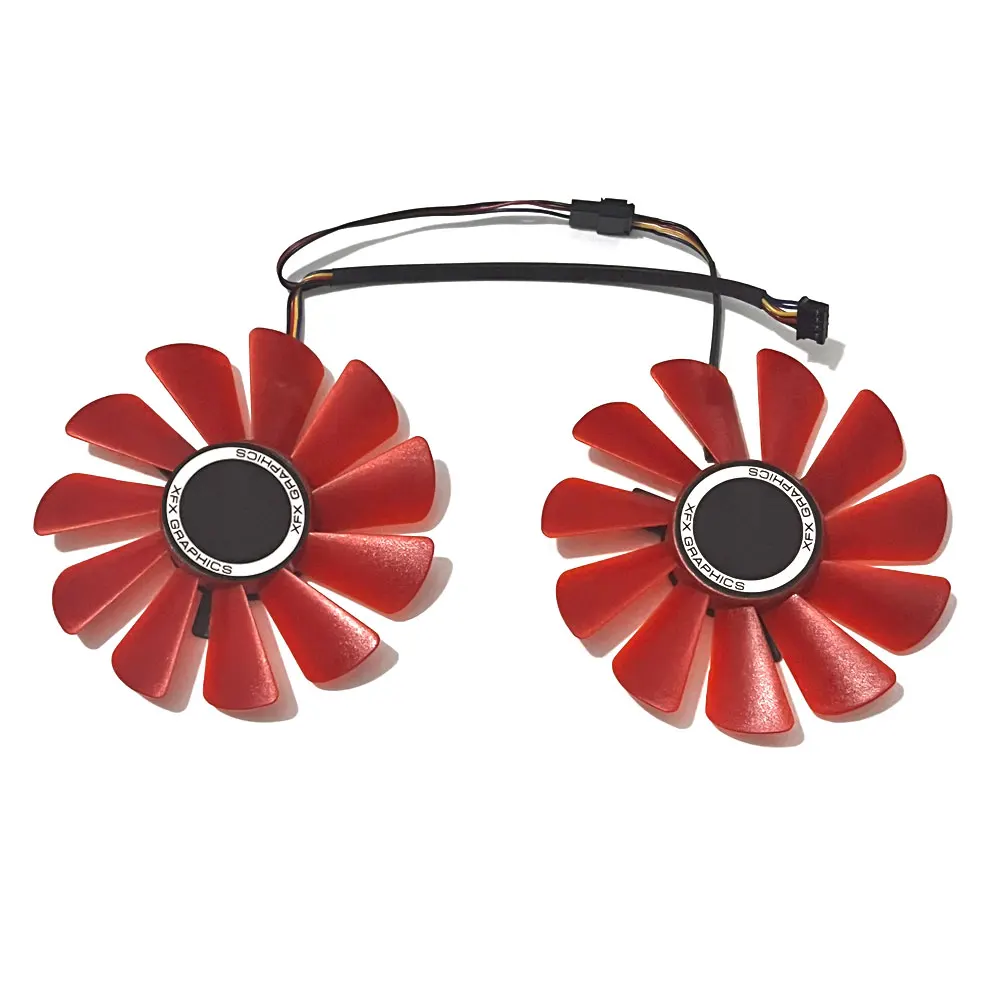 Neue 85 MM FDC10U12S9-C XFX RX480 RX570 GPU Karte Kühler Lüfter Für XFX RX570 RS RX580 RS RX470 RX580 Grafikkarte Kühlung