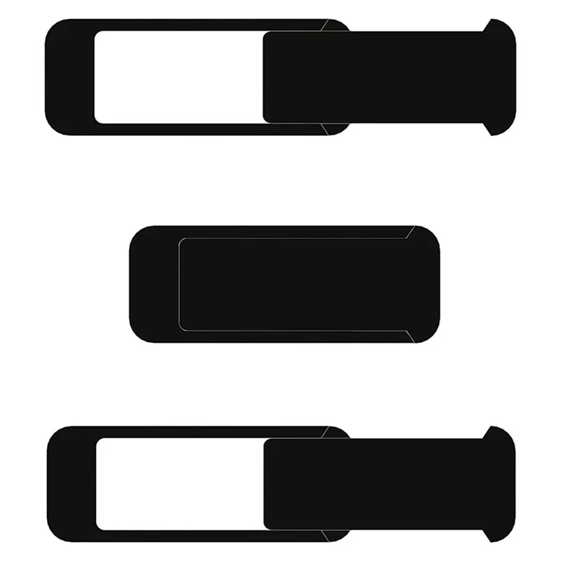 Cubierta de cámara web con imán deslizante, cubierta de plástico para tableta, Web, portátil, Pc, cámara, lente de teléfono móvil, pegatina de privacidad, 2/4 Uds.