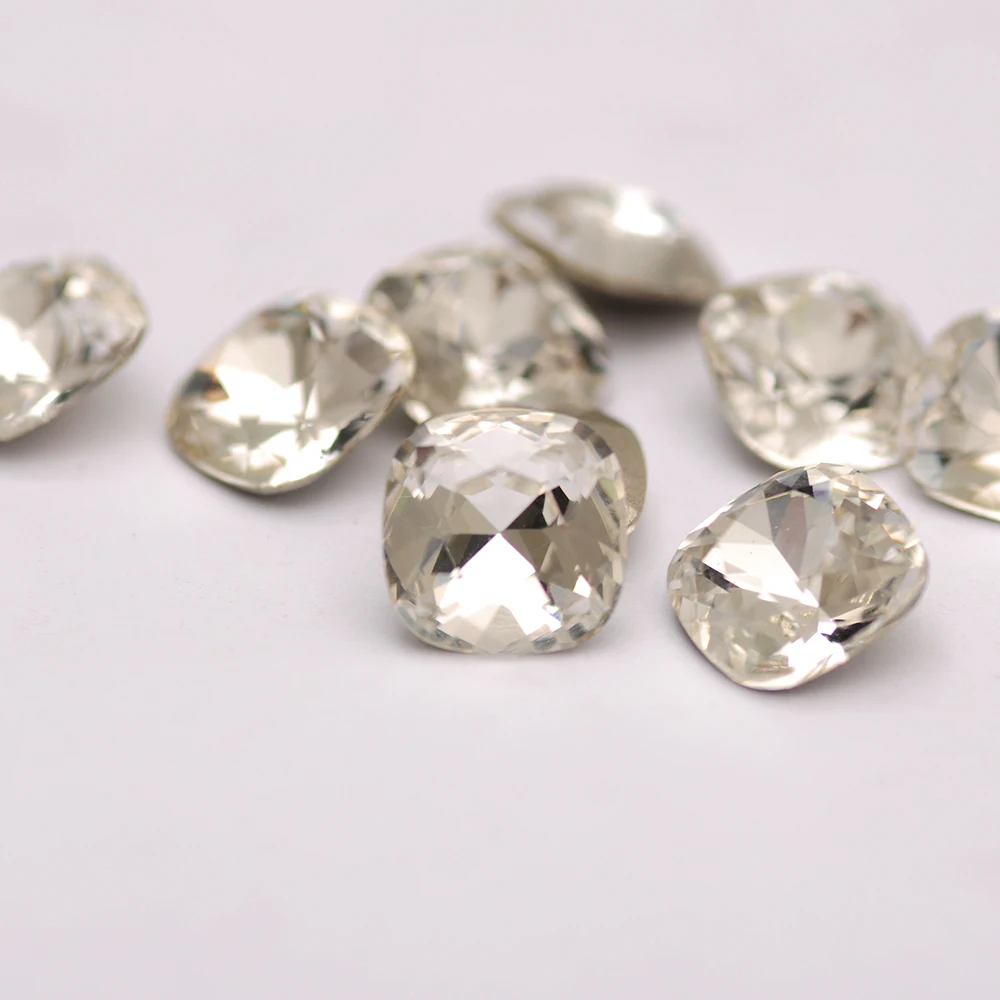 Different Shapes Super Clear 10PCS Rhinestones Glass DIY Accessories Crafts Crystal Jewels Beads For Nail Art Garment Decoration