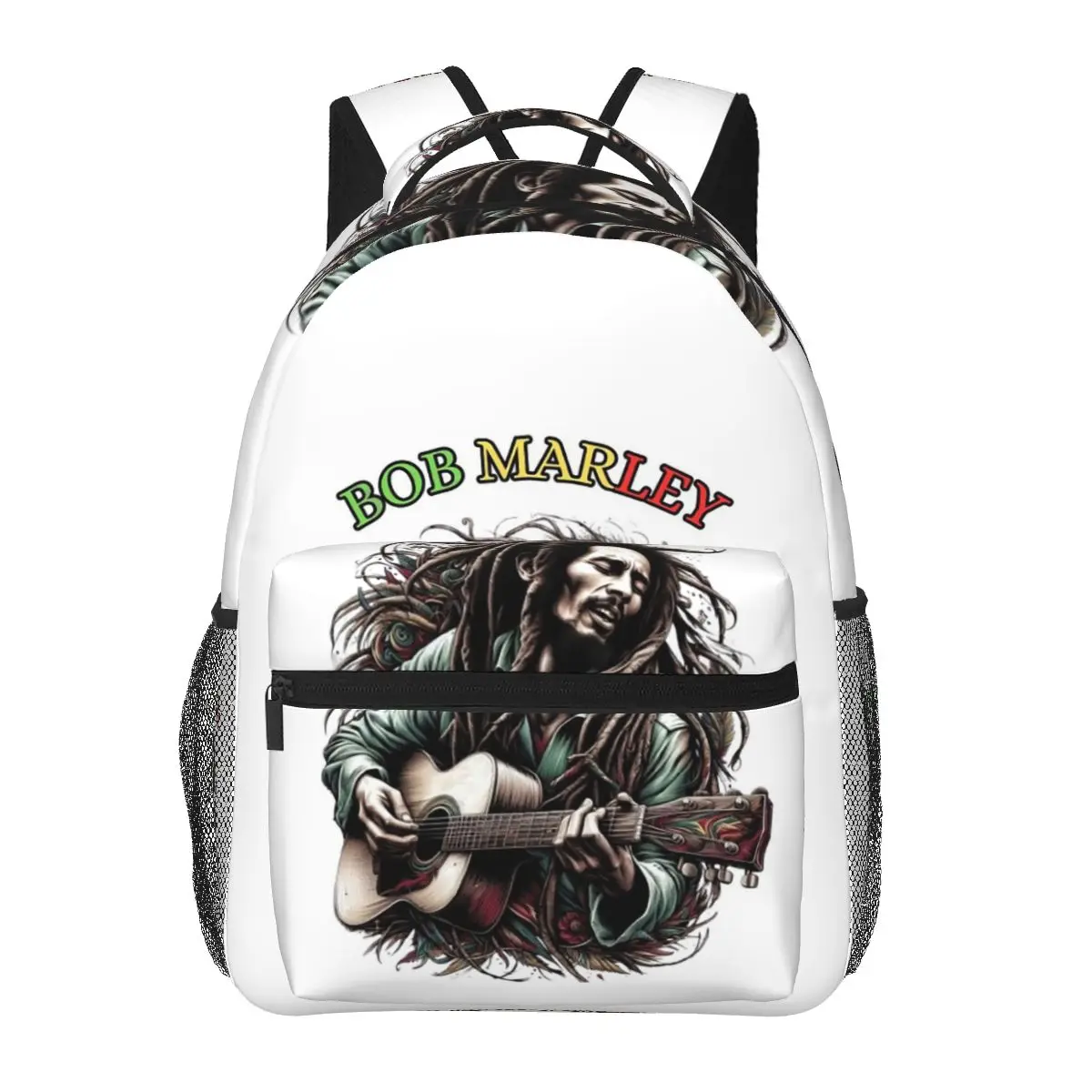 Jamaica Reggae Rock Bob Marley Backpacks Boys Girls Bookbag Children School Bags Laptop Rucksack Shoulder Bag Large Capacity