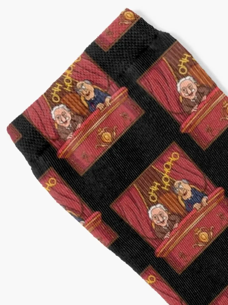 Statler and Waldorf T-Shirt Socks anti slip football designer sports stockings Male Socks Women's