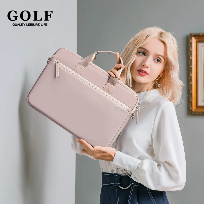 

GOLF Laptop Bag Tote 14 Inch for Women Business Briefcase Handbag Female Office Messenger Shoulder Bags Designer For Documents