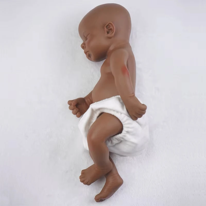Silicone Reborn Baby Doll Full Silicone Baby Doll Simulation 1:1 Reduced Realistic Reborn Doll Silicone Full Body Feeding Toy Ch