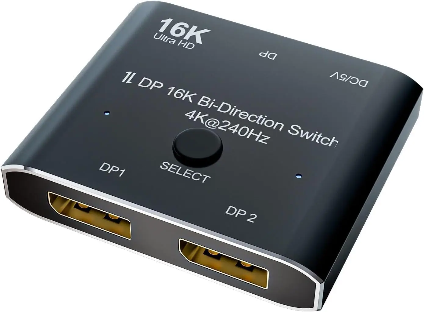 

DisplayPort 16K DP Switch Bi-Direction 8K@120Hz 4K@240Hz Splitter Converter for Multiple Source and displays 16K DP Video Conver