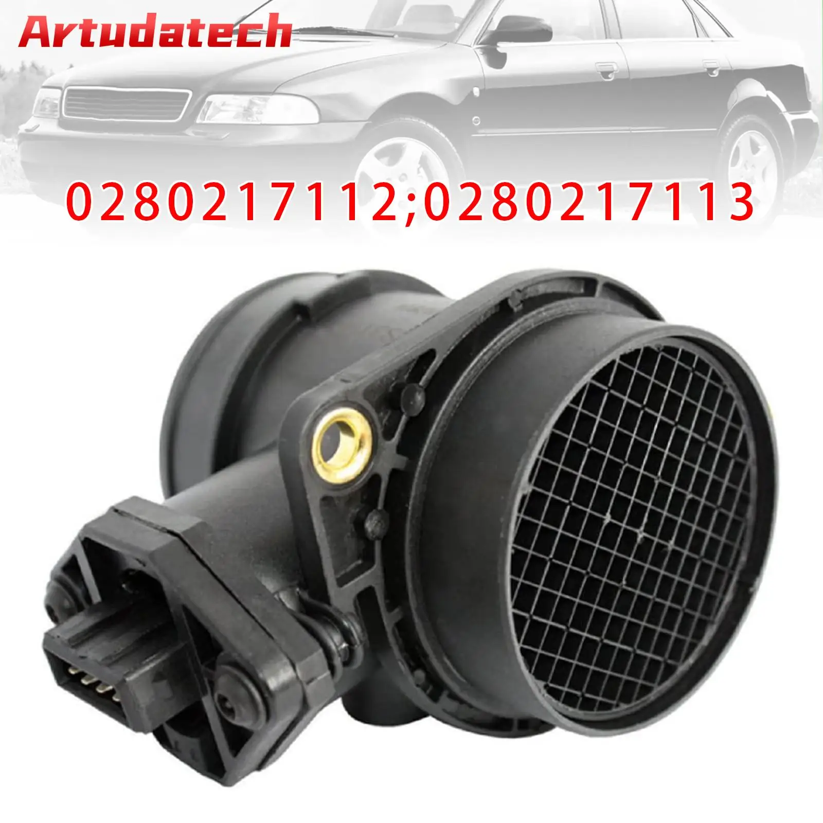 

Artudatech Mass Air Flow Meter Sensor For Audi A3 A4 VW Passat 1.8T 0280217112 Car Accessories