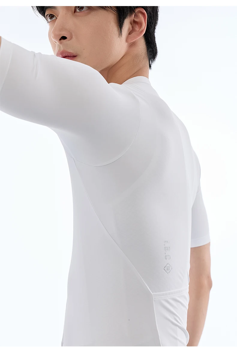 INBIKE Herren-Radtrikot, kurzärmelig, für den Sommer, schnell trocknend, atmungsaktiv, Sport-Shirt mit 3 Rückentaschen, Fahrrad-Oberteile – Detail 11