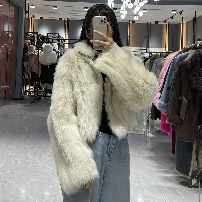 

Janefur женское зимнее пальто овечья дубленка теплое шикарное пушистое женское пальто из натурального меха JFB9-25019