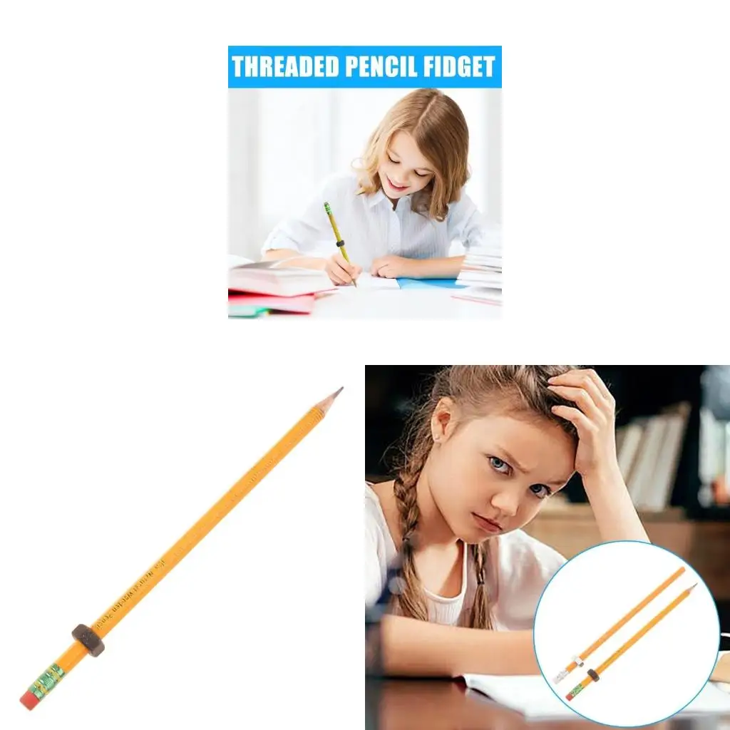 

Гайковый механизм, пишущий инструмент, снятие стресса, вращающийся карандаш с резьбой для школы