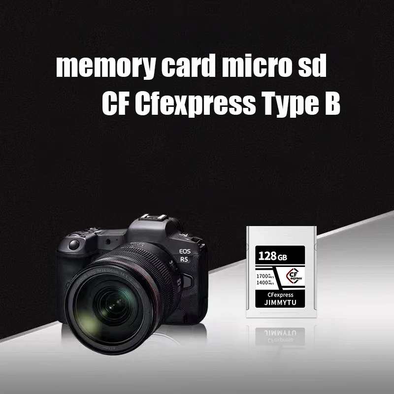 Cfexpress kartu memori tipe B 128gb kecepatan tinggi untuk kamera CF Cfexpress tipe B mendukung Nikon Panasonic kamera Video 4k