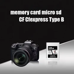 Karta pamięci Cfexpress typ B 128gb wysoka prędkość do aparatu CF Cfexpress typ B obsługuje kamerę wideo Nikon Panasonic 4k