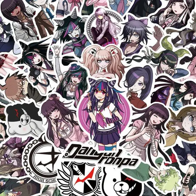 adesivo-de-anime-makoto-naegi-hajime-hinata-chiaki-nanami-‌-adesivos-de-papelaria-danganronpa-suprimentos-escolares-a-prova-d'agua-com-desenhos-animados